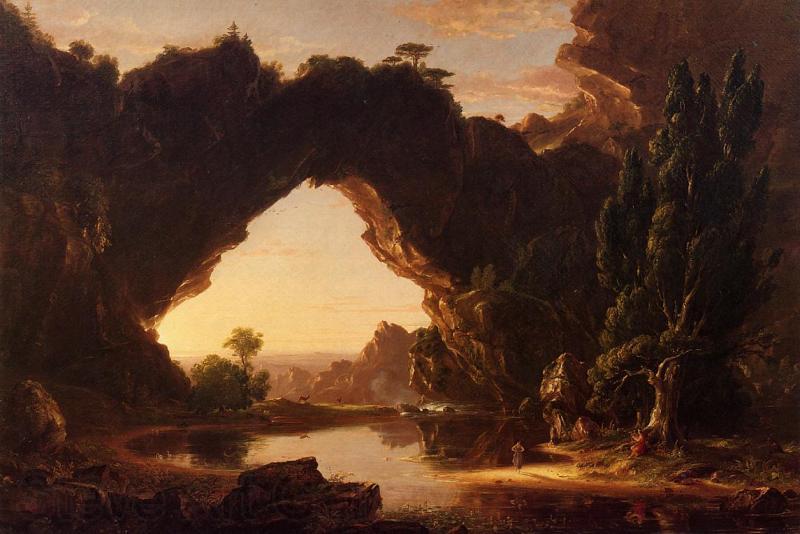 Thomas Cole An Evening Arcady Norge oil painting art